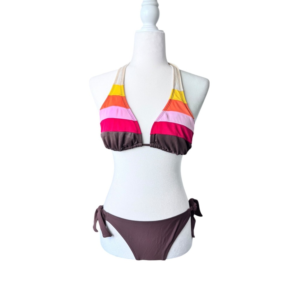 Hobie Bikini Set Womens Large Multi Comfortable Vibrant Bohemian Beach Aesthetic